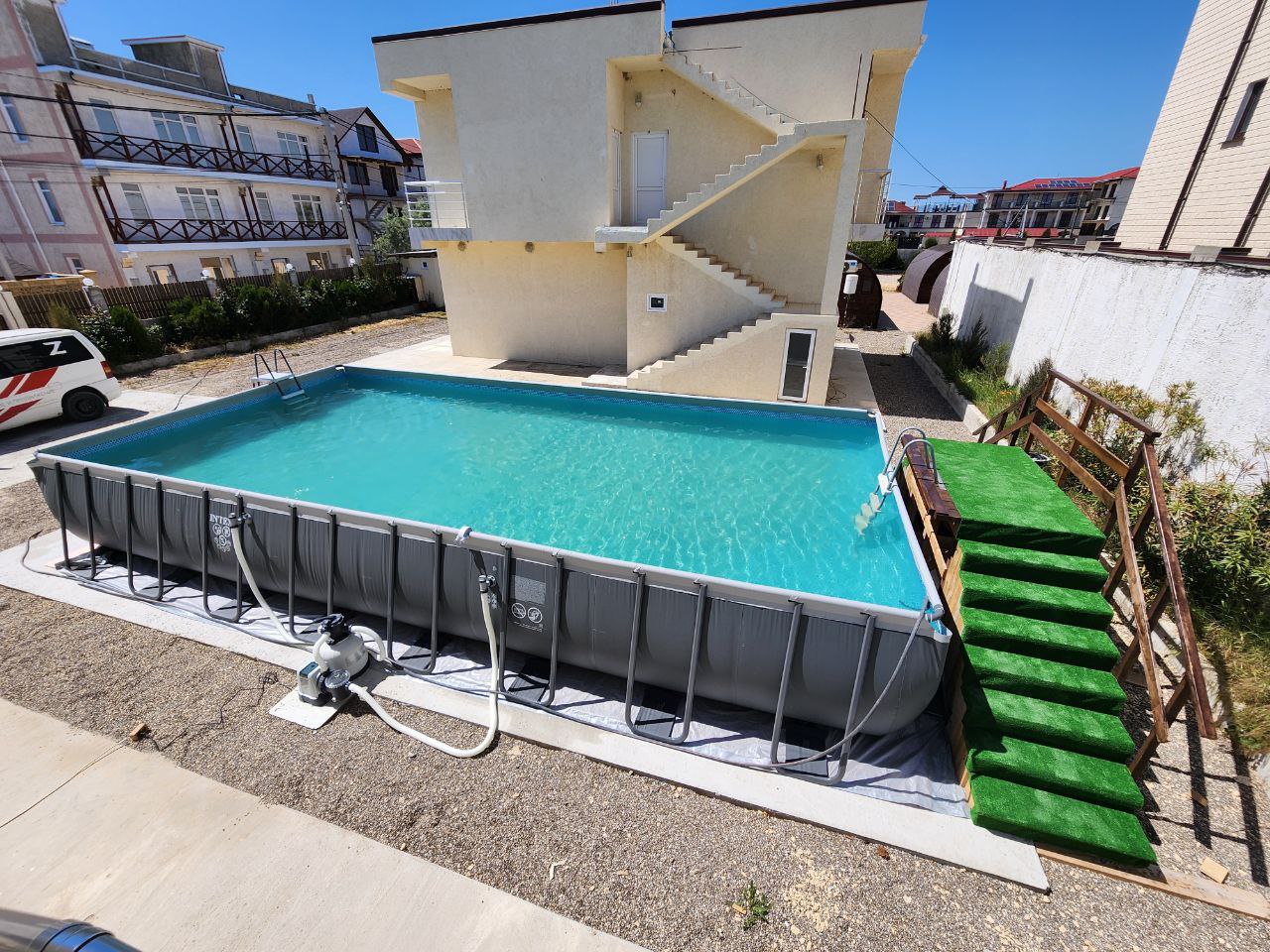 гостевые дома поповка крым с бассейном